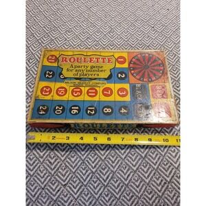 Vintage 1932 Roulette Board Game Milton Bradley